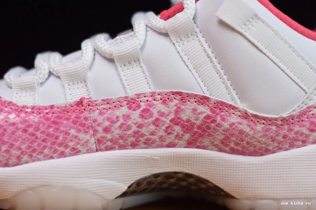 Rep WMNS AH7860-106 Pink Jordan Air Snakeskin 11 Low 0803
